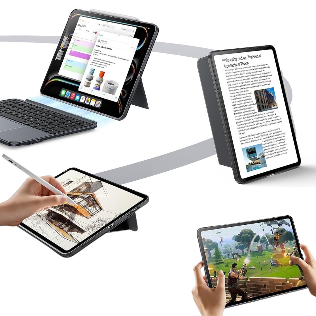 ESR Estuche para iPad Pro 11” m5 con Teclado desmontable