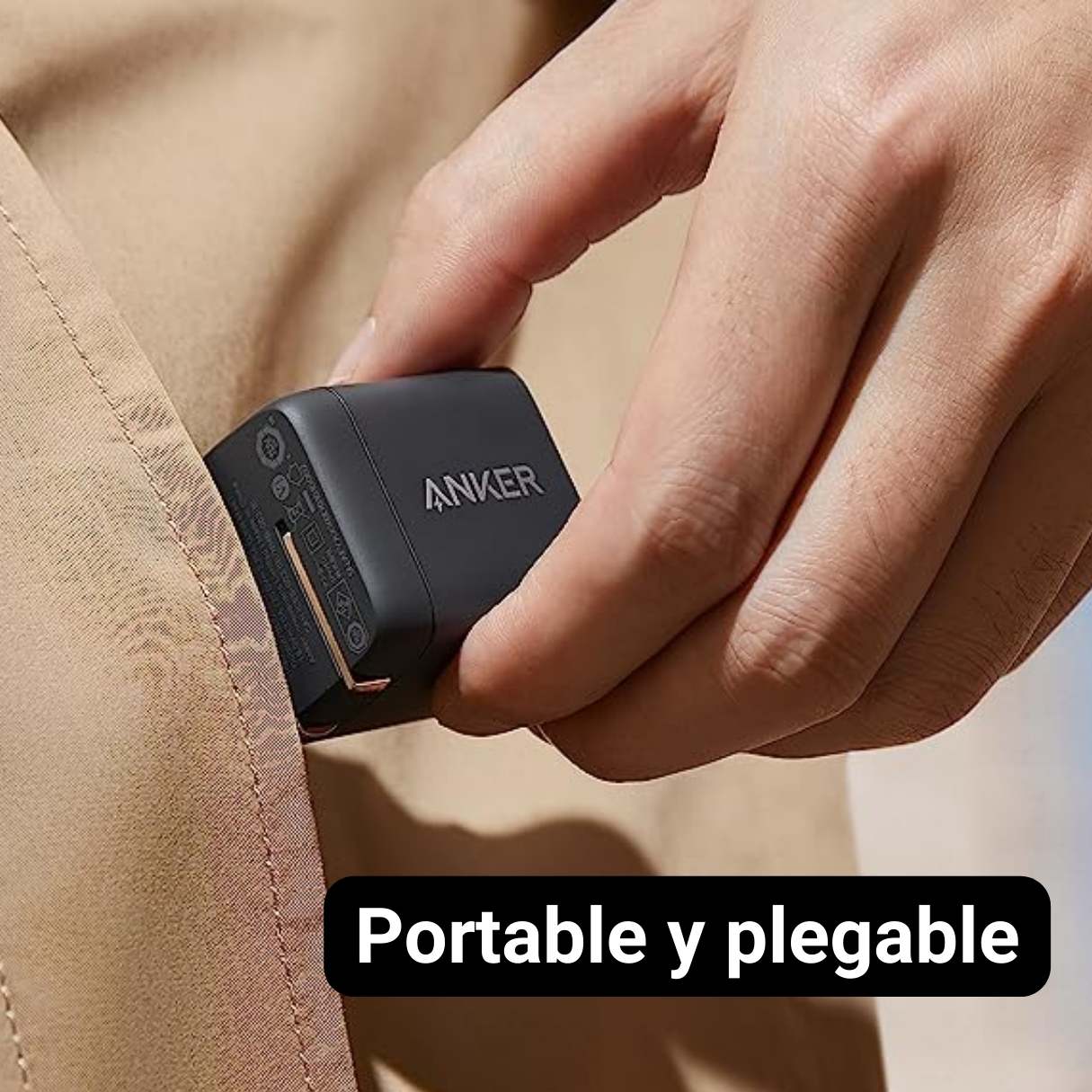 Anker Cargador tipo C para iPhone 17, Samsung Galaxy S25 Ultra, S24/S23/Tab S10 Ultra carga súper rápida 45W