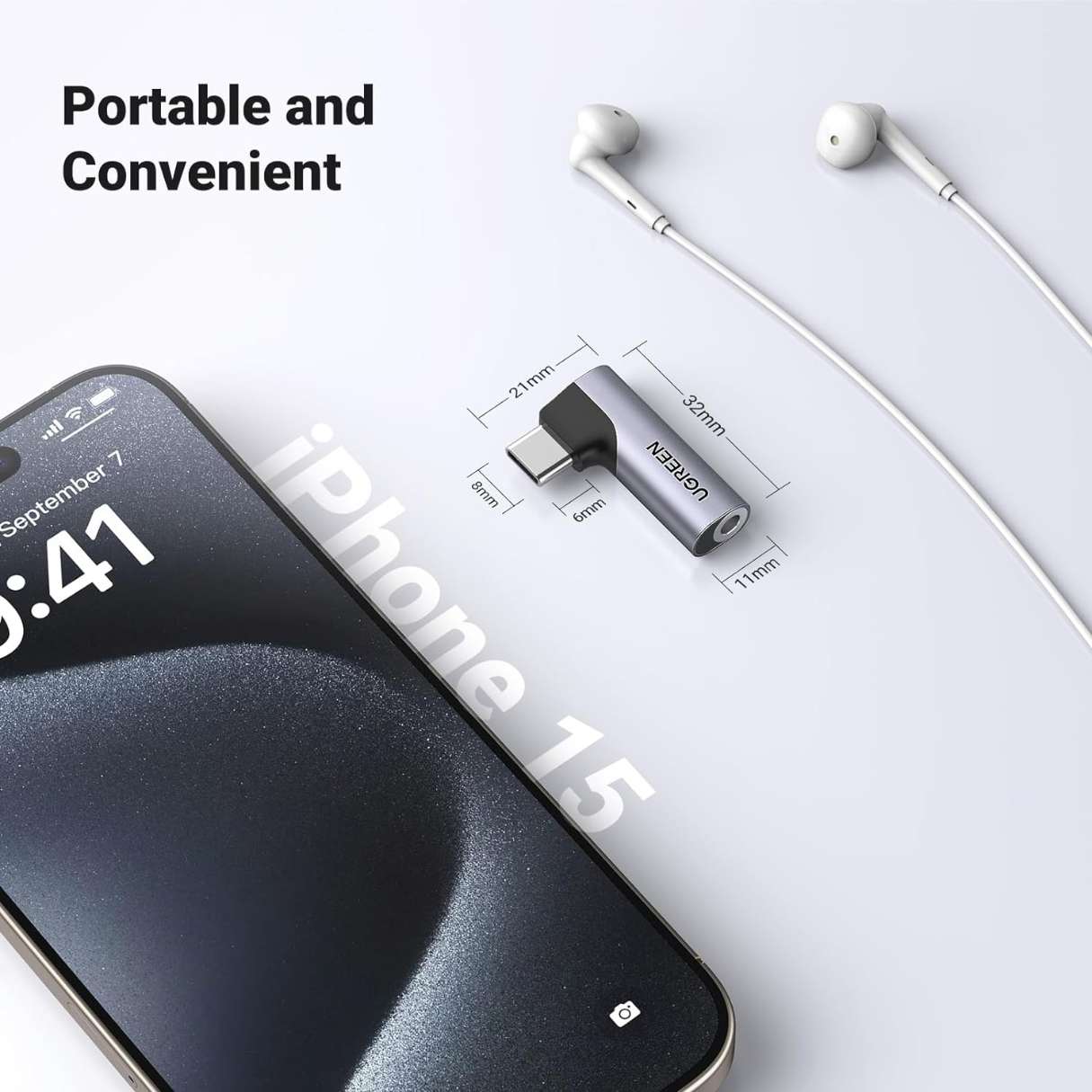 UGREEN Adaptador USB-C a 3.5mm – HiFi DAC Estéreo
