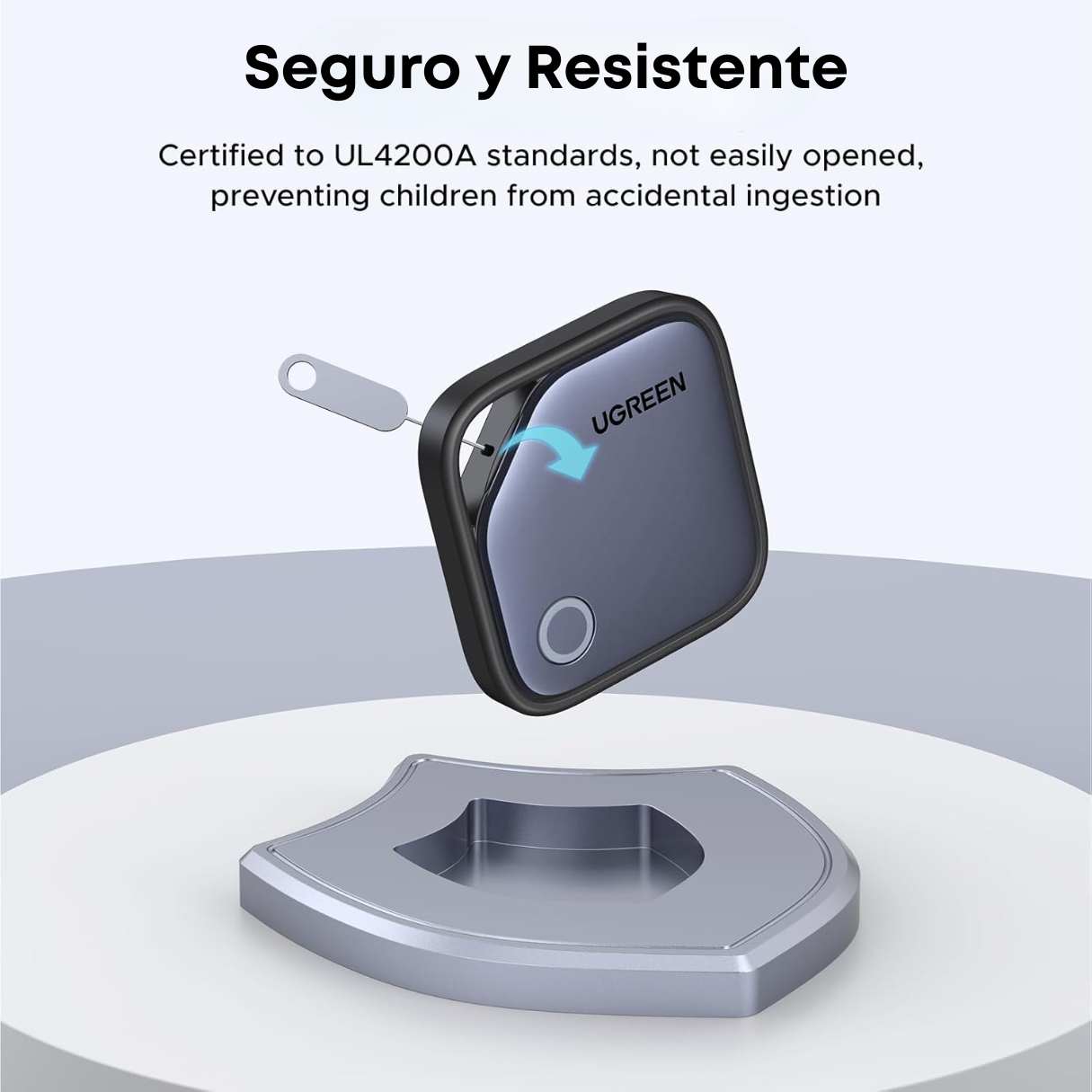 UGREEN FineTrack Localizador tipo llavero para Apple Find My (iOS)
