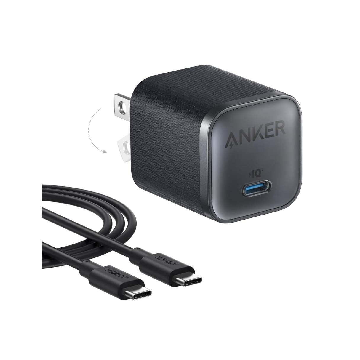 Anker Nano Cargador USB-C 45W – Carga Rápida con Cable