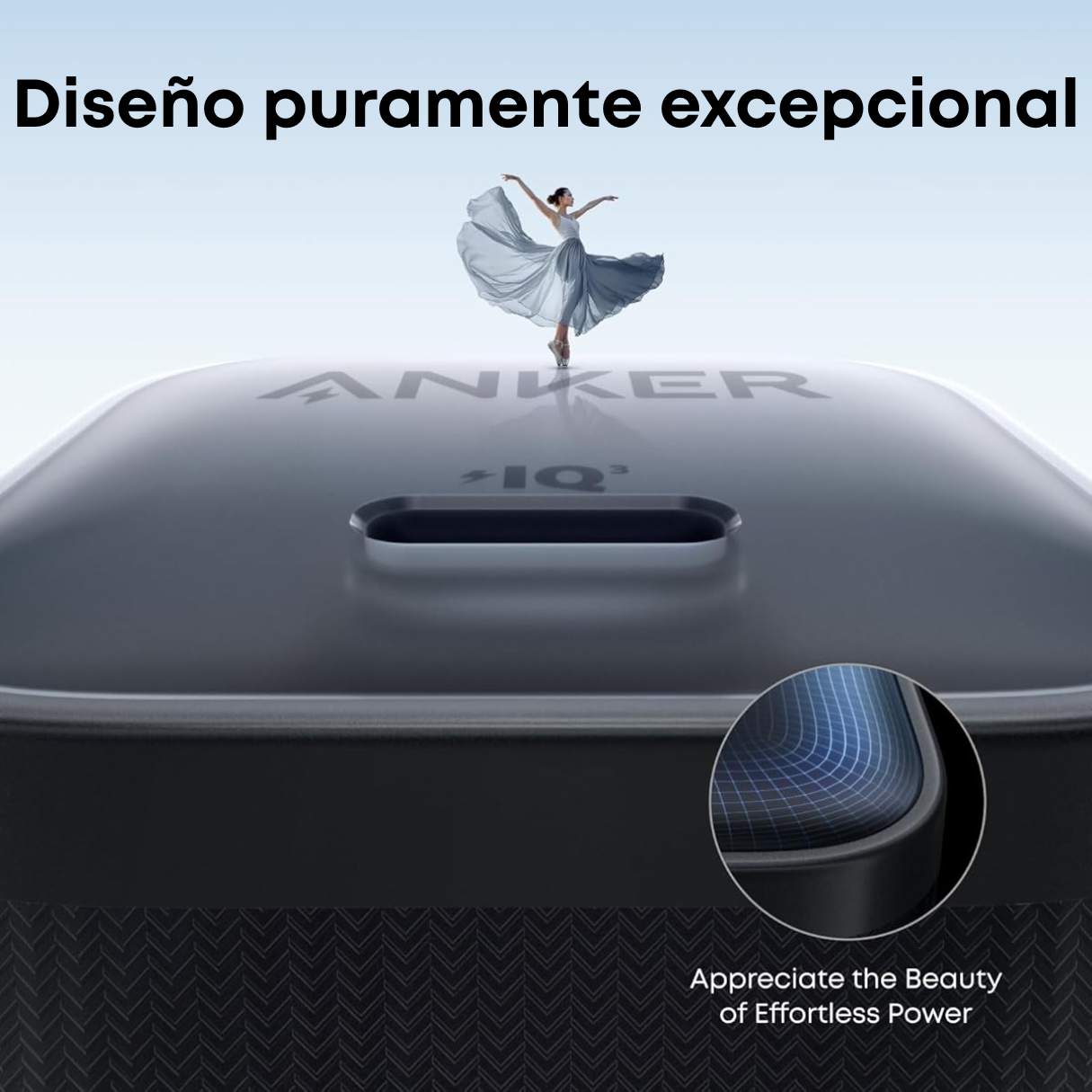 Anker Cargador tipo C Nano de 45 W de carga súper rápida, compacto y plegable con cable tipo C C 1.80M