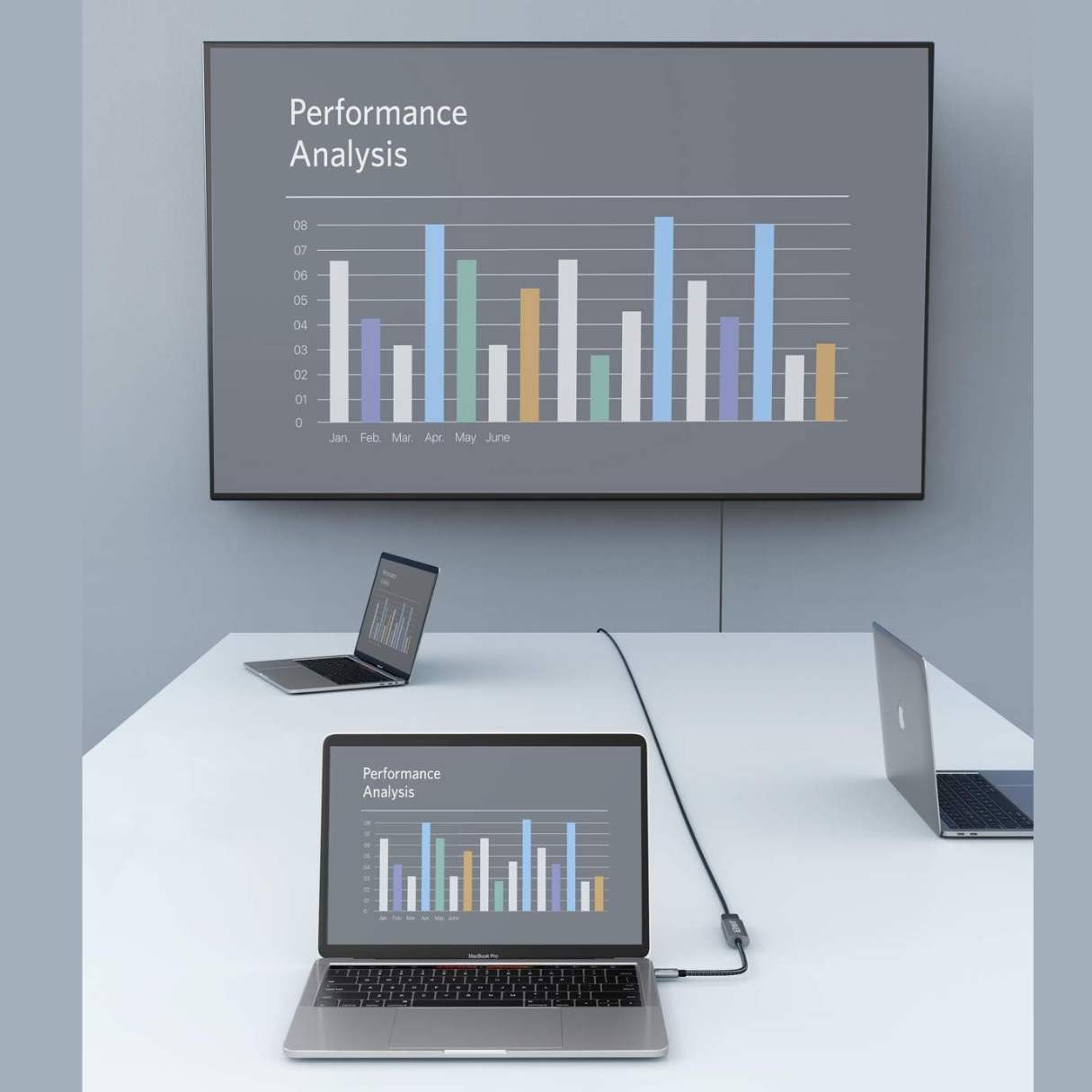 Anker Adaptador tipo C a HDMI 4K (@60Hz), para MacBook Pro, Air, iPad, Pixelbook, XPS, Galaxy y más