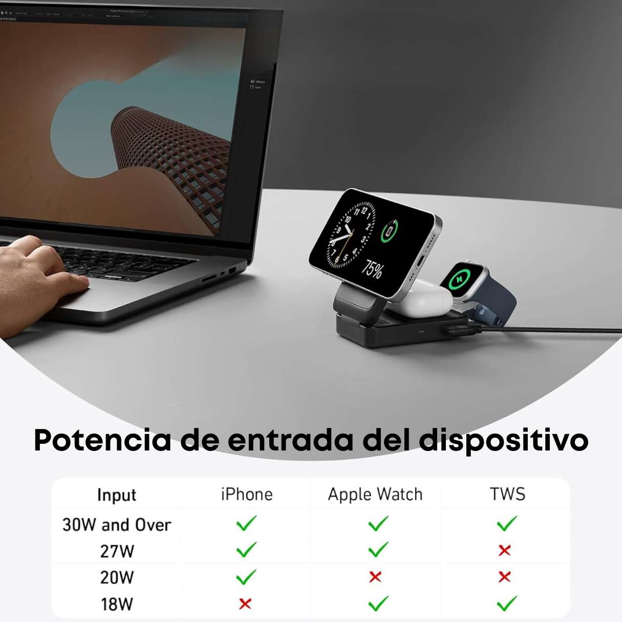 Anker MagGo Cargador MagSafe plegable Qi2 15 W