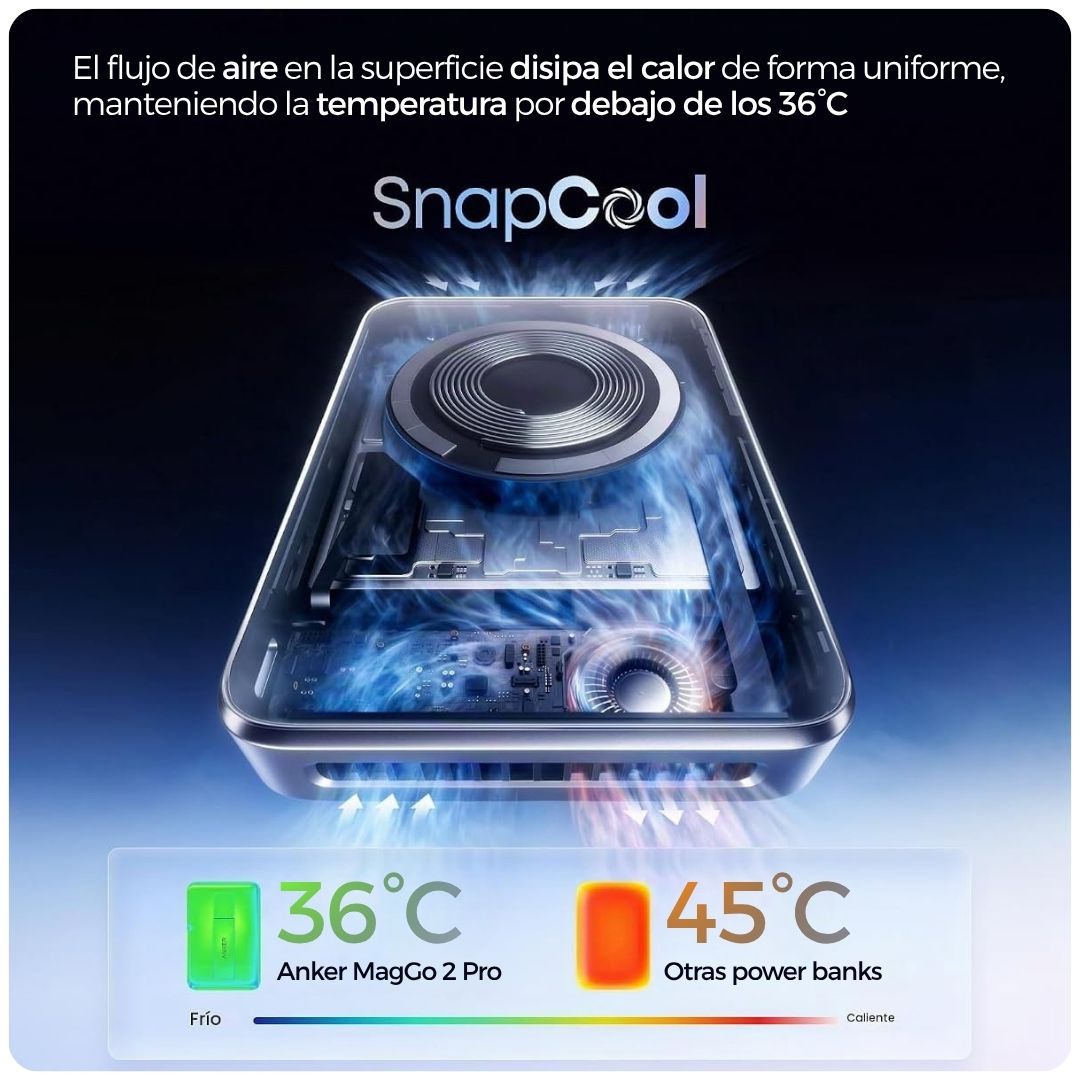 Anker MagGo 2 Pro Power Bank 10k mAh - MagSafe Qi2.2 25W
