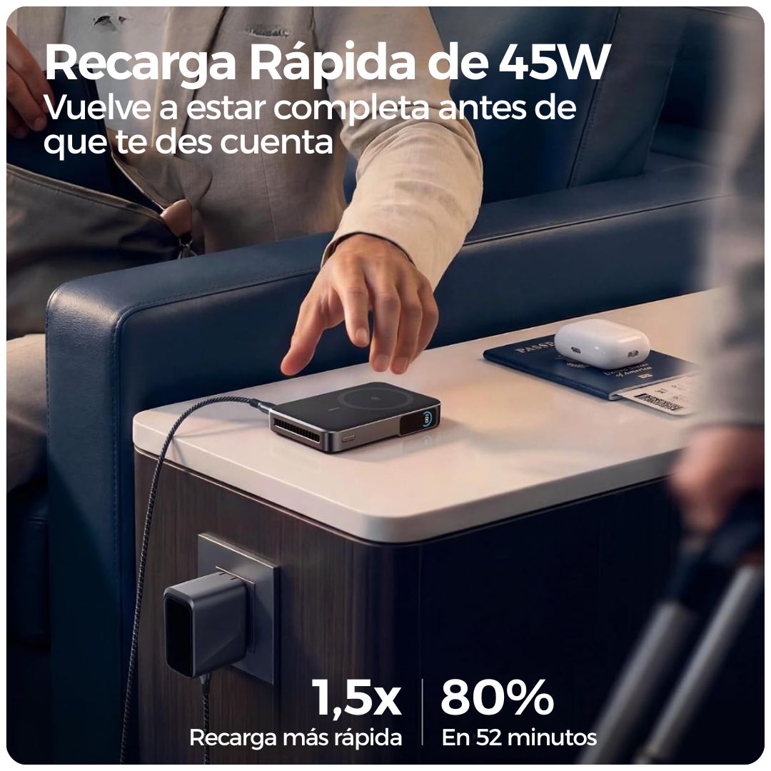 Anker MagGo 2 Pro Power Bank 10k mAh - MagSafe Qi2.2 25W