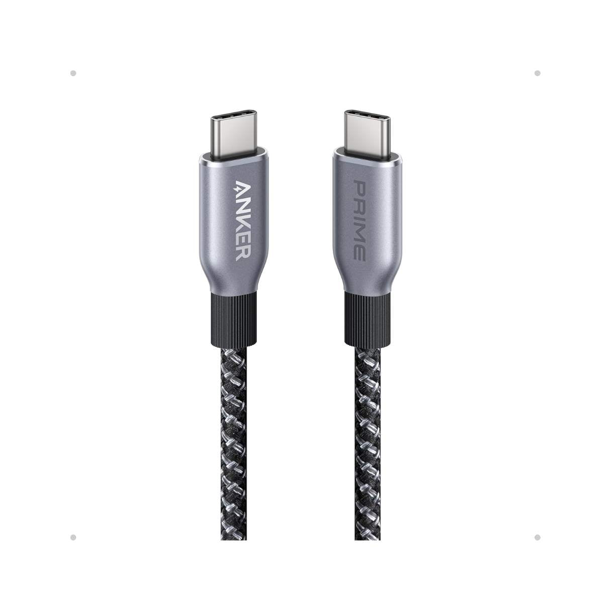 Anker Prime Cable tipo C a C, 240W, con durabilidad 100 años, USB 2.0 para iPhone 16/Galaxy/MacBook/iPad y más