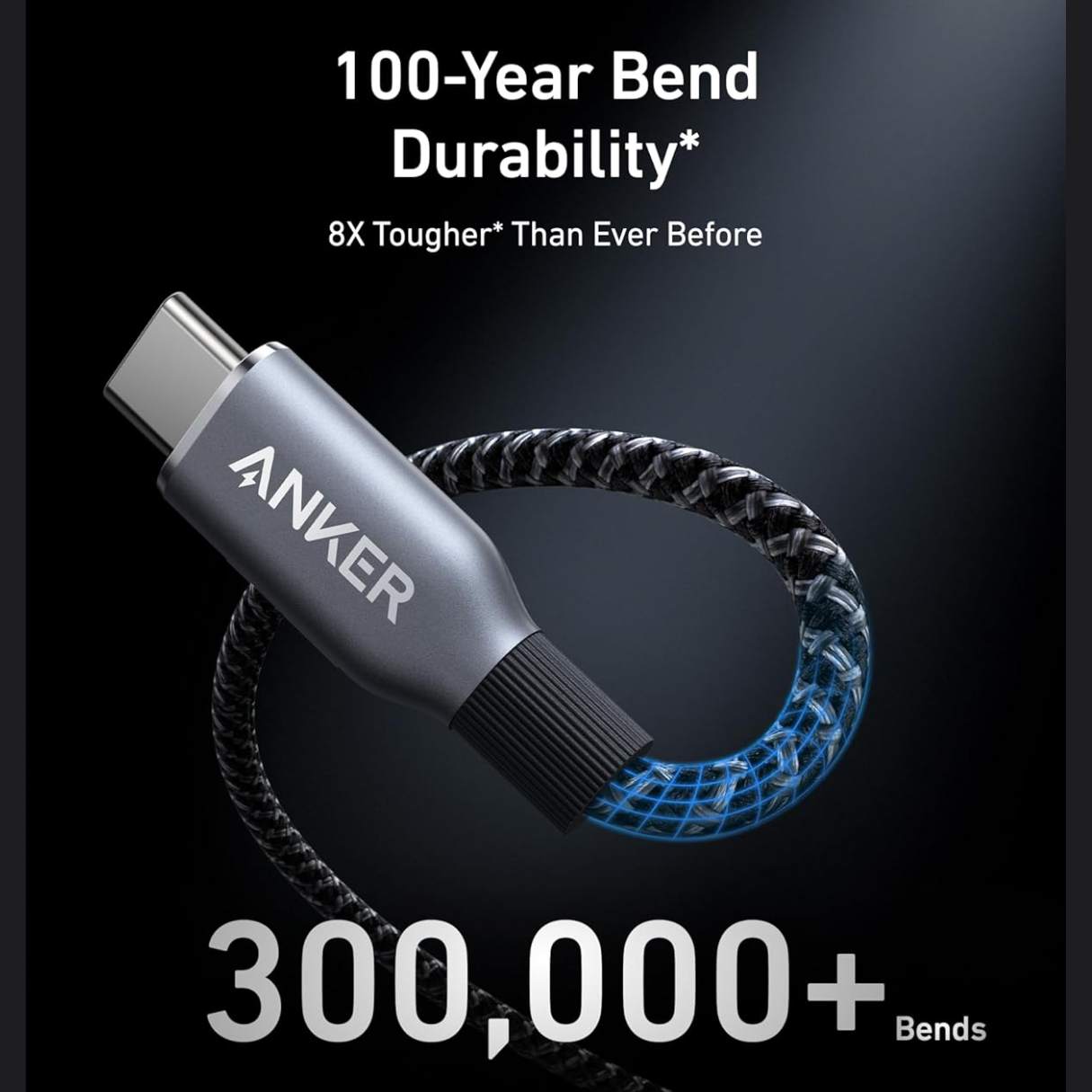 Anker Prime Cable tipo C a C, 240W, con durabilidad 100 años, USB 2.0 para iPhone 16/Galaxy/MacBook/iPad y más