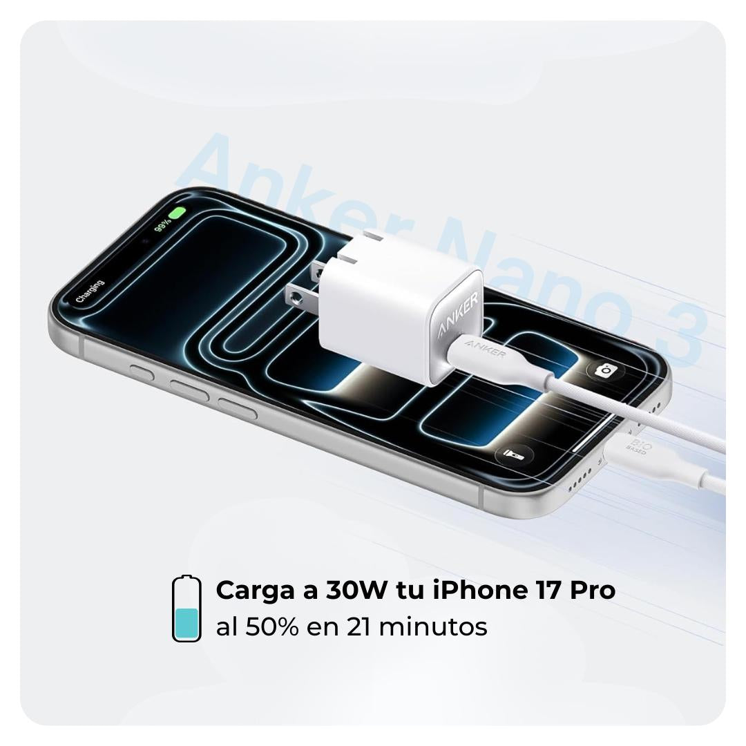 Anker Nano 3 - Cargador 30W PD