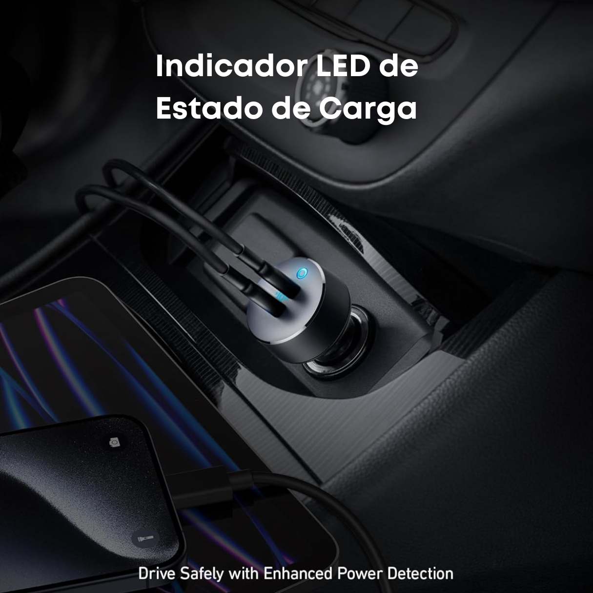 Anker Cargador de Vehículo tipo C 40W, PowerIQ 3.0 de 2 puertos para iPhone 16/15/Galaxy y más
