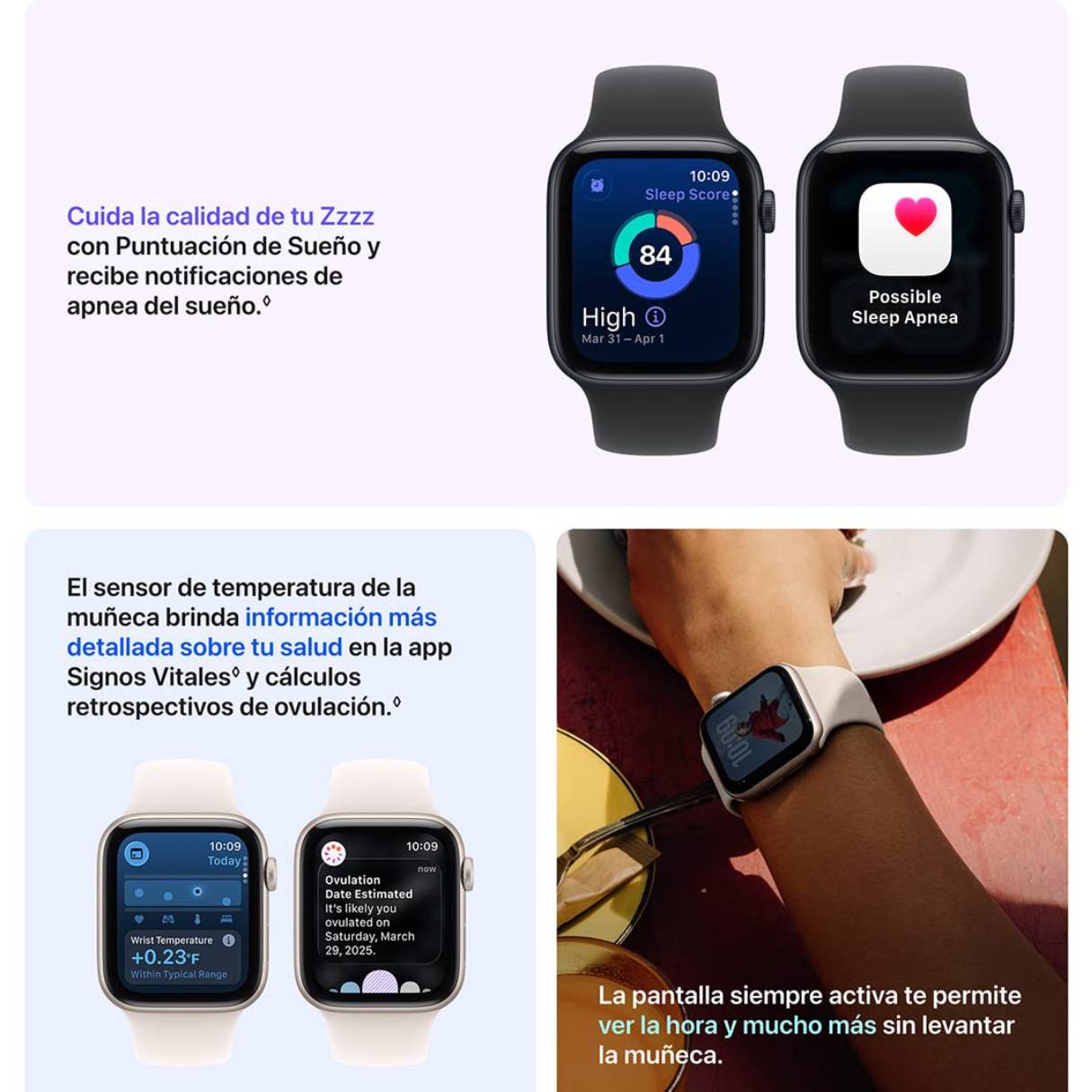 Apple Watch SE 3 Medianoche