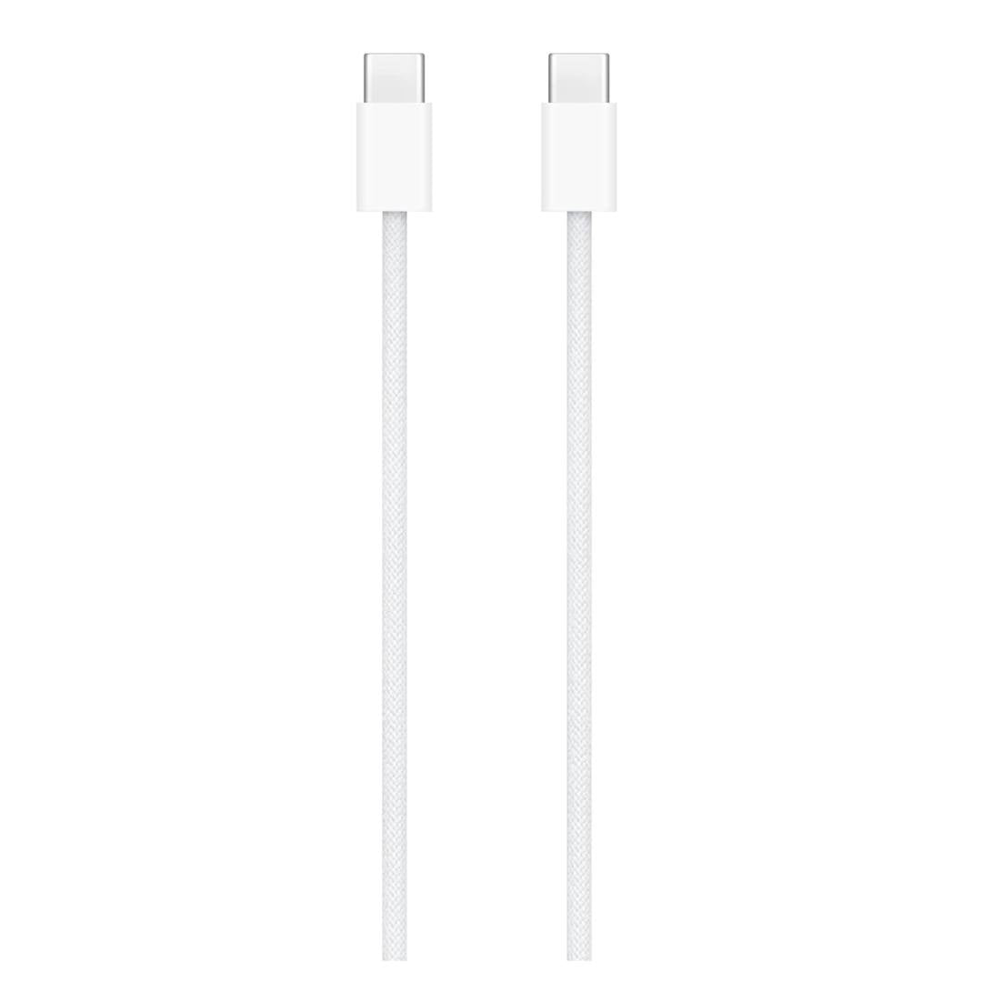 APPLE CABLE ORIGINAL TEJIDO USBC-USBC  60W CARGA RAPIDA PARA IPHONE 15/MACBOOK/IPAD