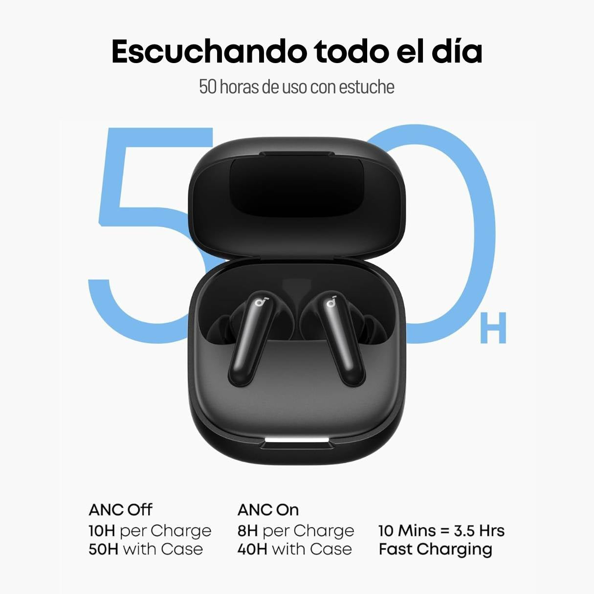 Auriculares Soundcore P31i by Anker, ANC y traducción en vivo