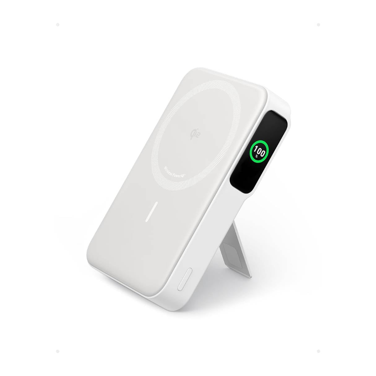Anker MagGo Power Bank MagSafe carga rápida de 15W, con certificación Qi2, 10000 mAh, pantalla inteligente y soporte plegable para iPhone 17/16/15/14/13/12