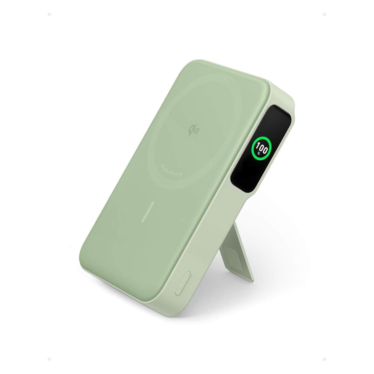 Anker MagGo Power Bank MagSafe carga rápida de 15W, con certificación Qi2, 10000 mAh, pantalla inteligente y soporte plegable para iPhone 17/16/15/14/13/12