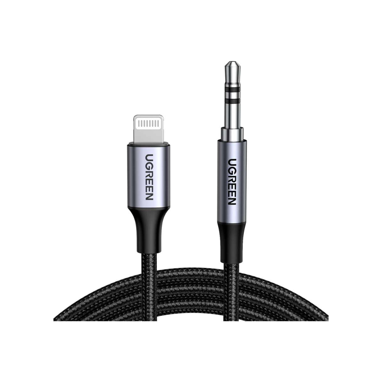 Ugreen Cable adaptador Lightning Certificado MFi para iPhone a 3.5m para iPhone 14/13/12/11/XR
