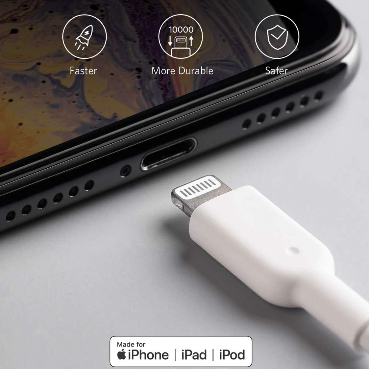 Cable Anker Lightning a USB A carga rápida para iPhone 14-XS series