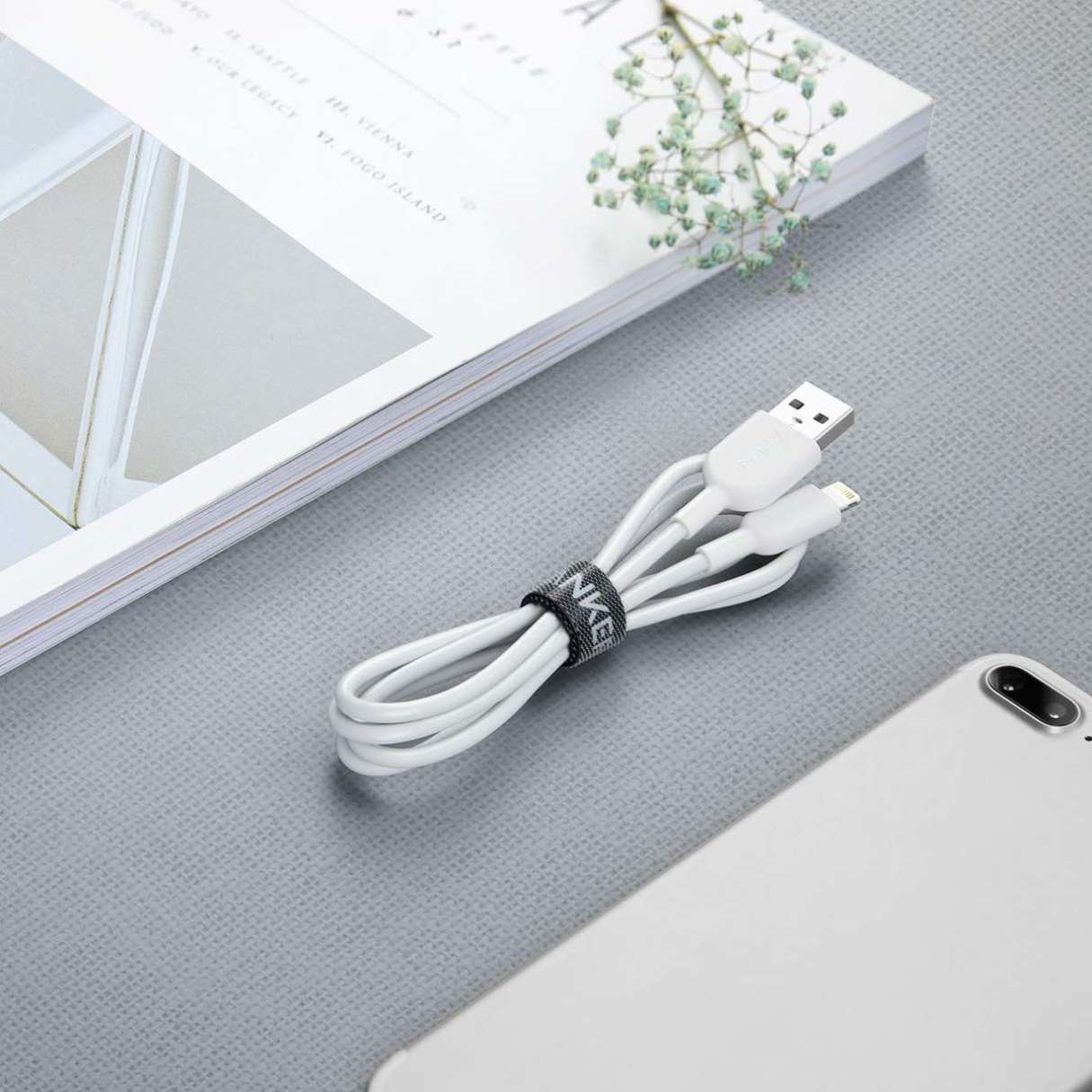 Cable Anker Lightning a USB A carga rápida para iPhone 14-XS series