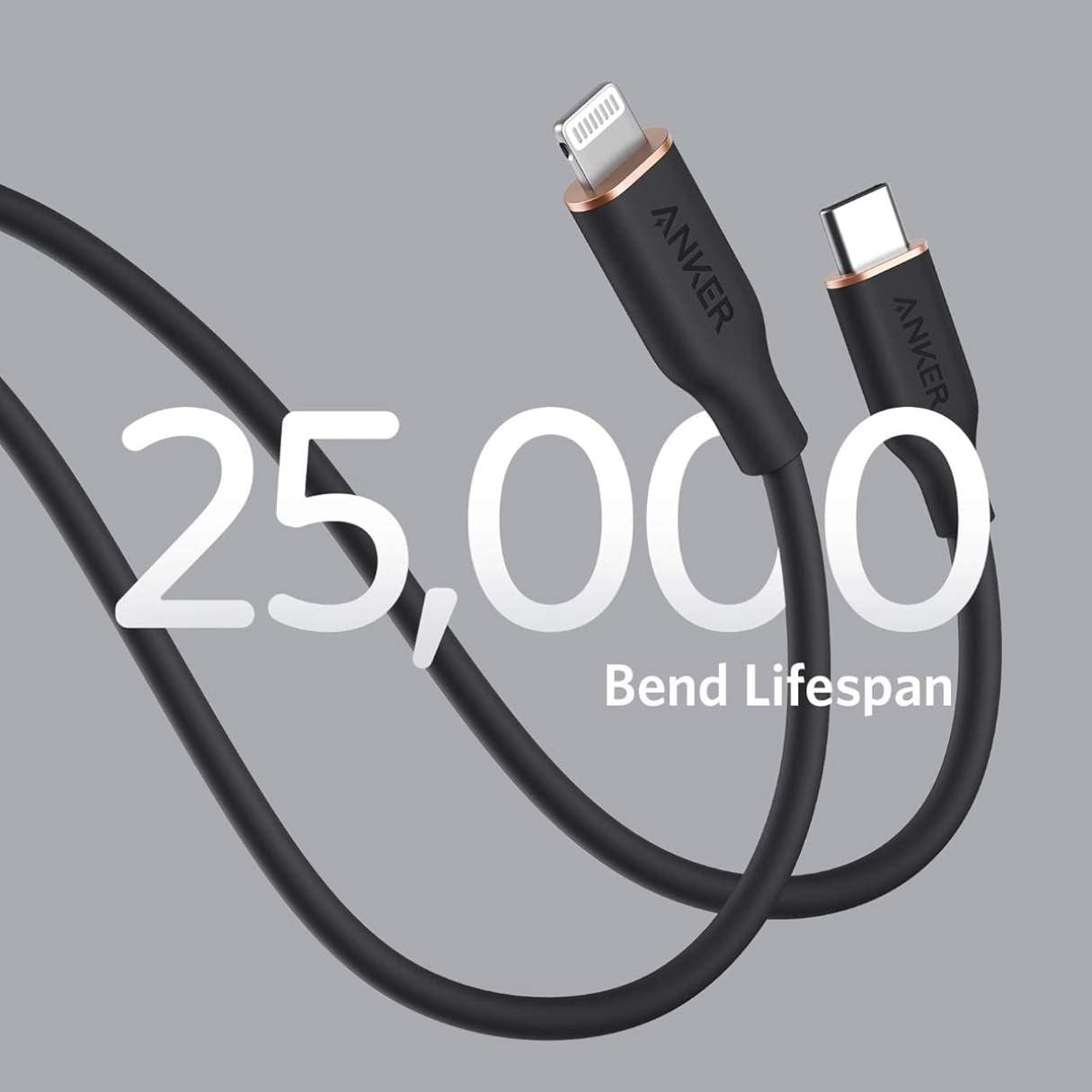 Anker Cable de USB C a Lightning Powerline III 0.90M para iPhone 14/13/12/11/X