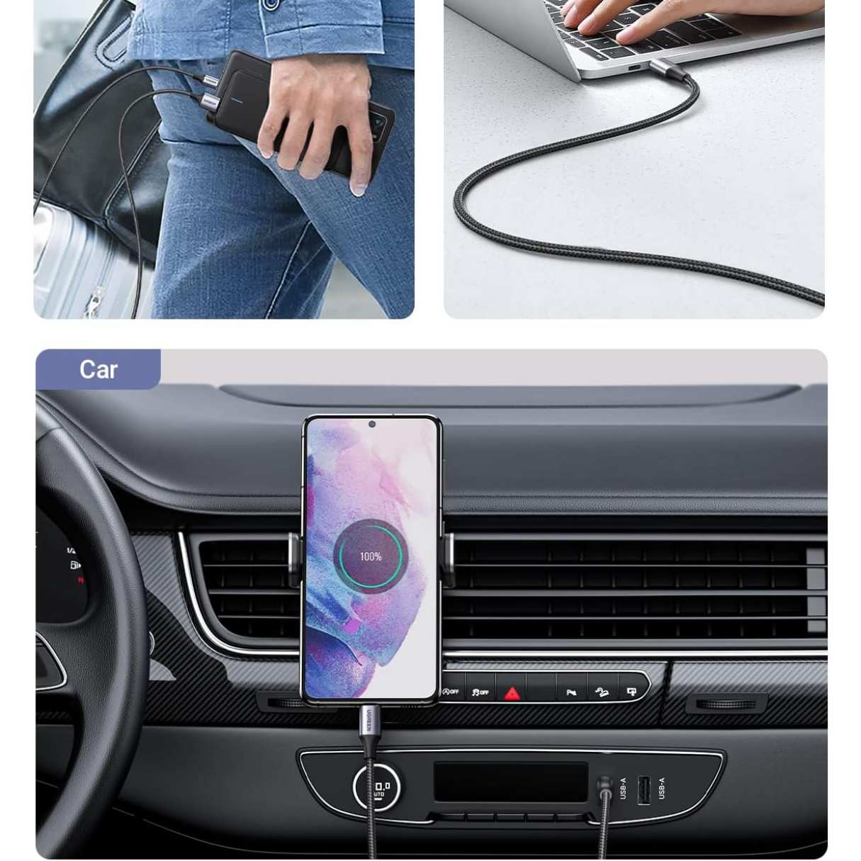 Ugreen Cable USB-A a USB-C Car play