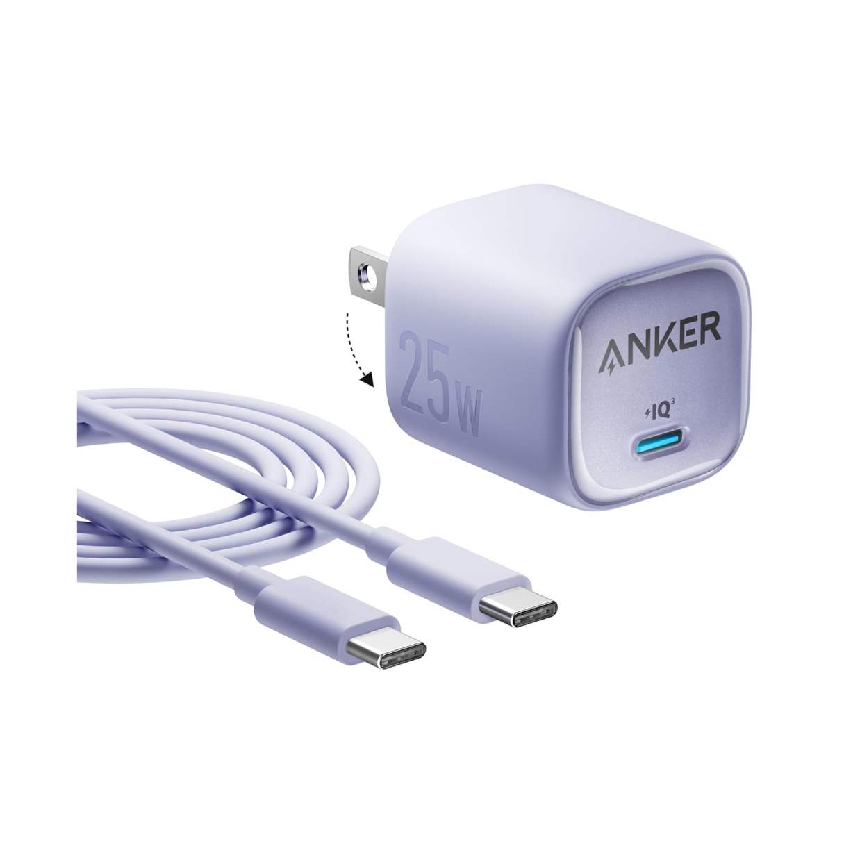 Anker cargador 25W carga súper rápida + Cable tipo C para Samsung Galaxy  S25/S24/S23/Series A