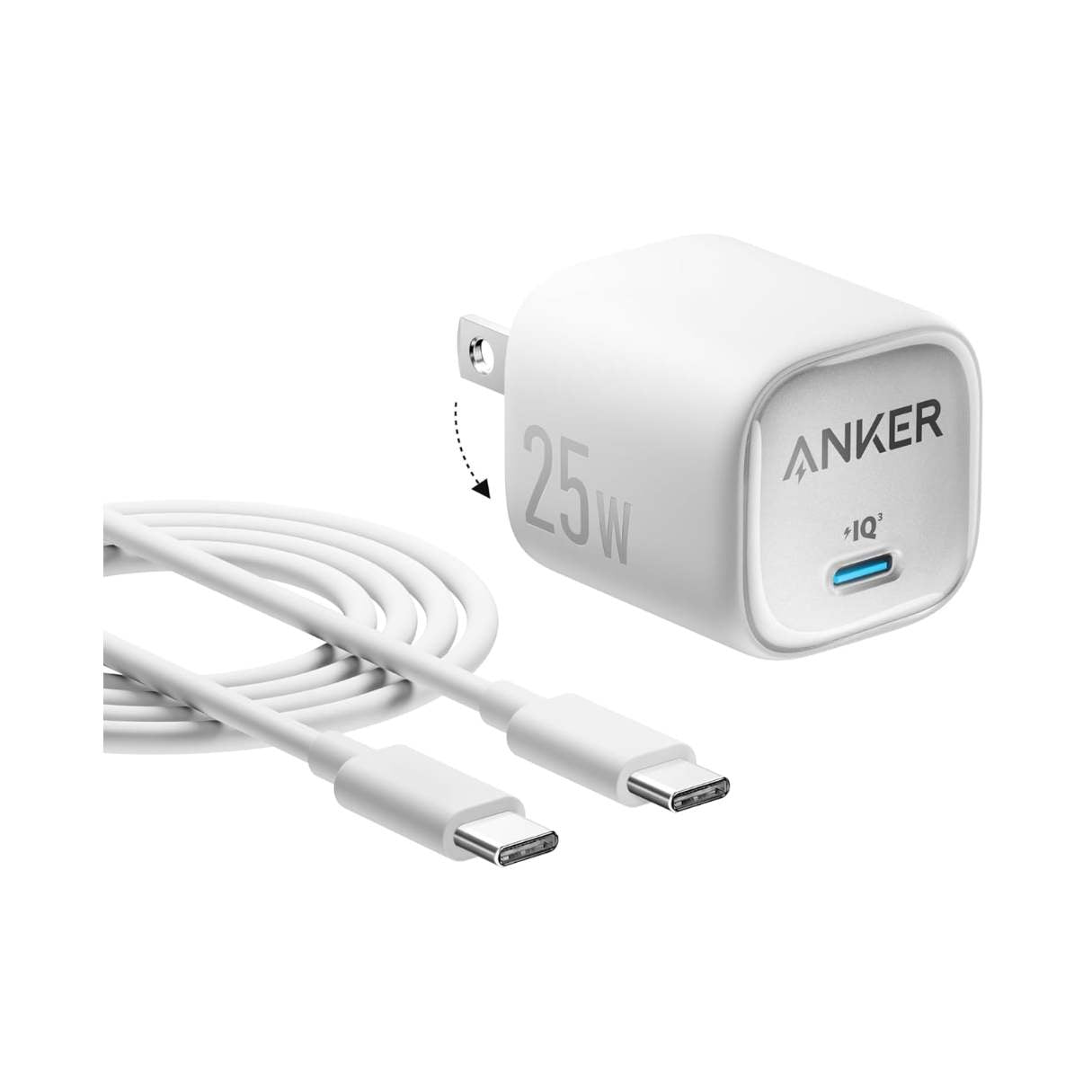 Anker cargador 25W carga súper rápida + Cable tipo C para Samsung Galaxy  S25/S24/S23/Series A