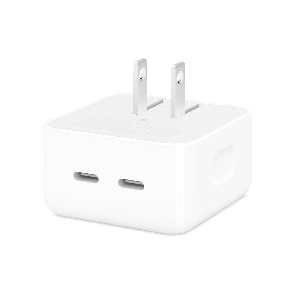 Apple - Cargador tipo C Doble de 35W