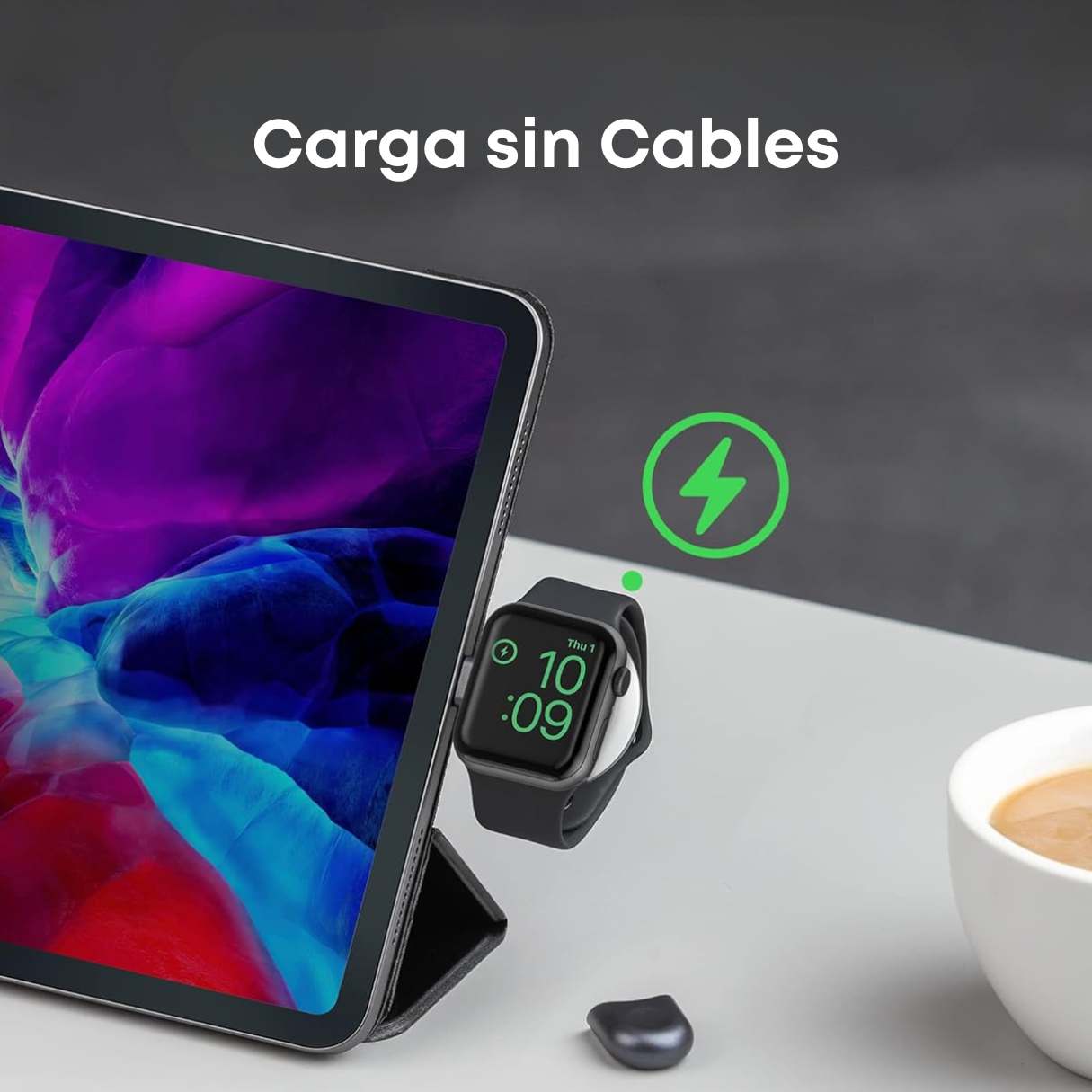 Anker Cargador magnético inalámbrico portátil, certificado MFi  de 5W,  carga rápida para Apple Watch