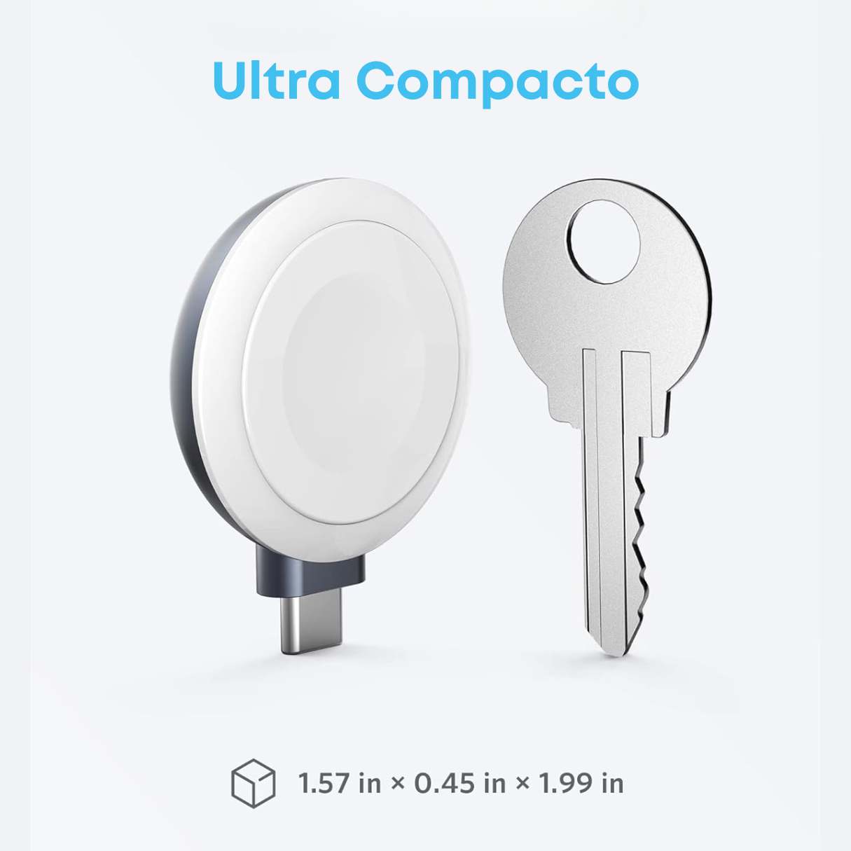 Anker Cargador magnético inalámbrico portátil, certificado MFi  de 5W,  carga rápida para Apple Watch