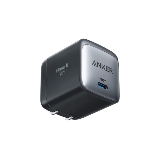 Anker 713 Nano II 45W Cargador tipo C para Samsung Galaxy S25/24/S23 Ultra, MacBook Pro 13/iPad/iPhone 17