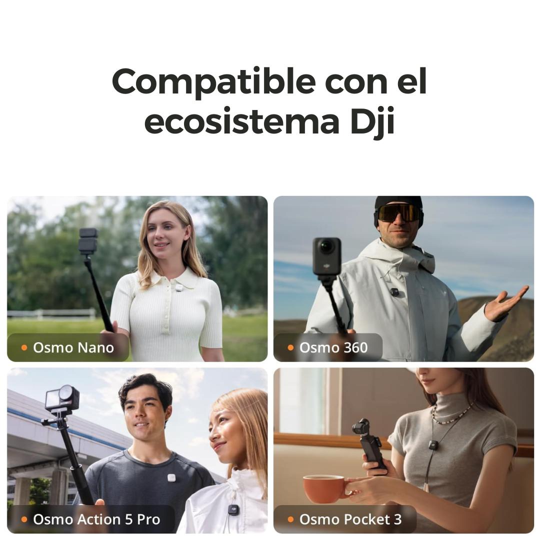 DJI Mic Mini 2 TX + 1 RX + estuche de carga