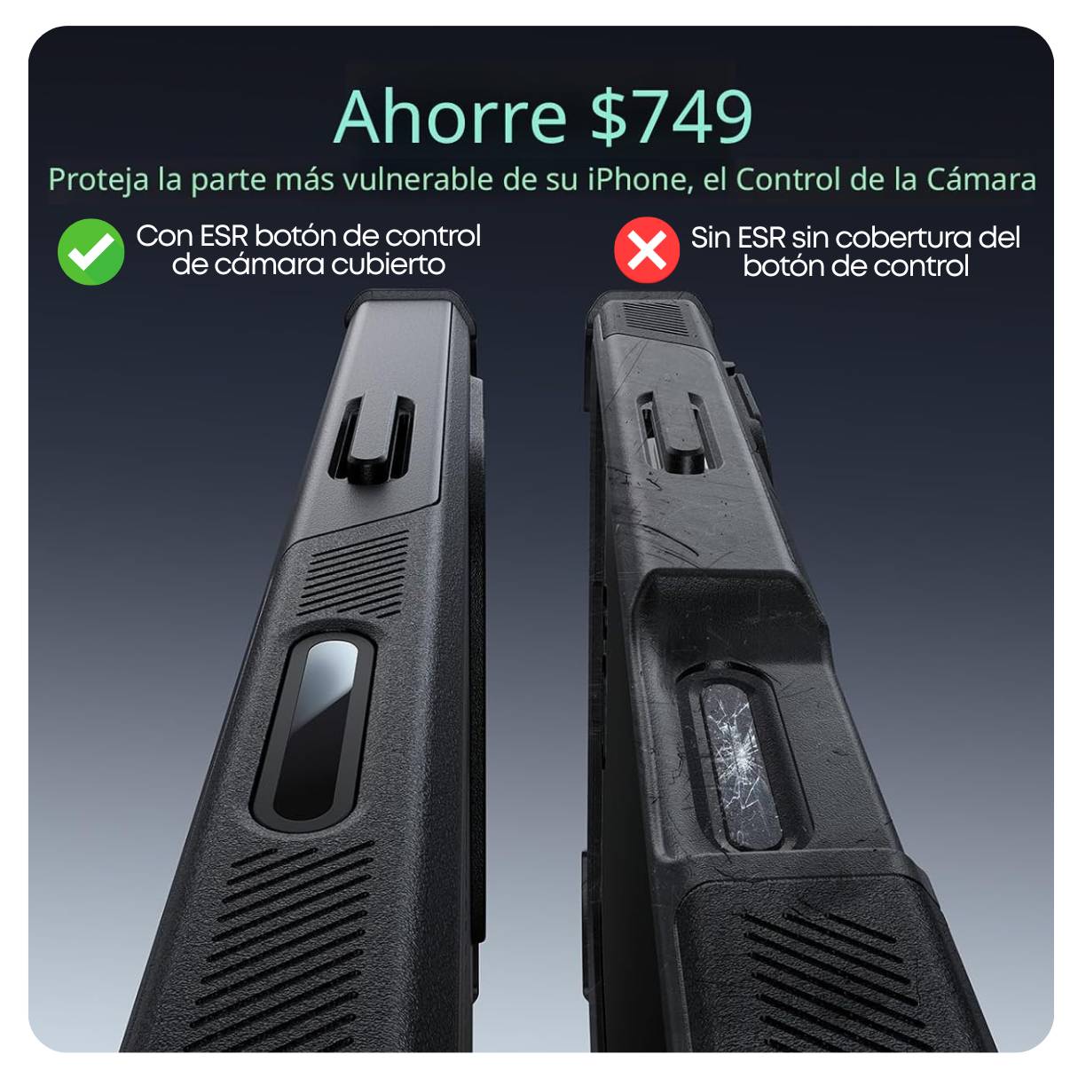 ESR Funda para iPhone 16 Pro Max - Grado Militar 7X