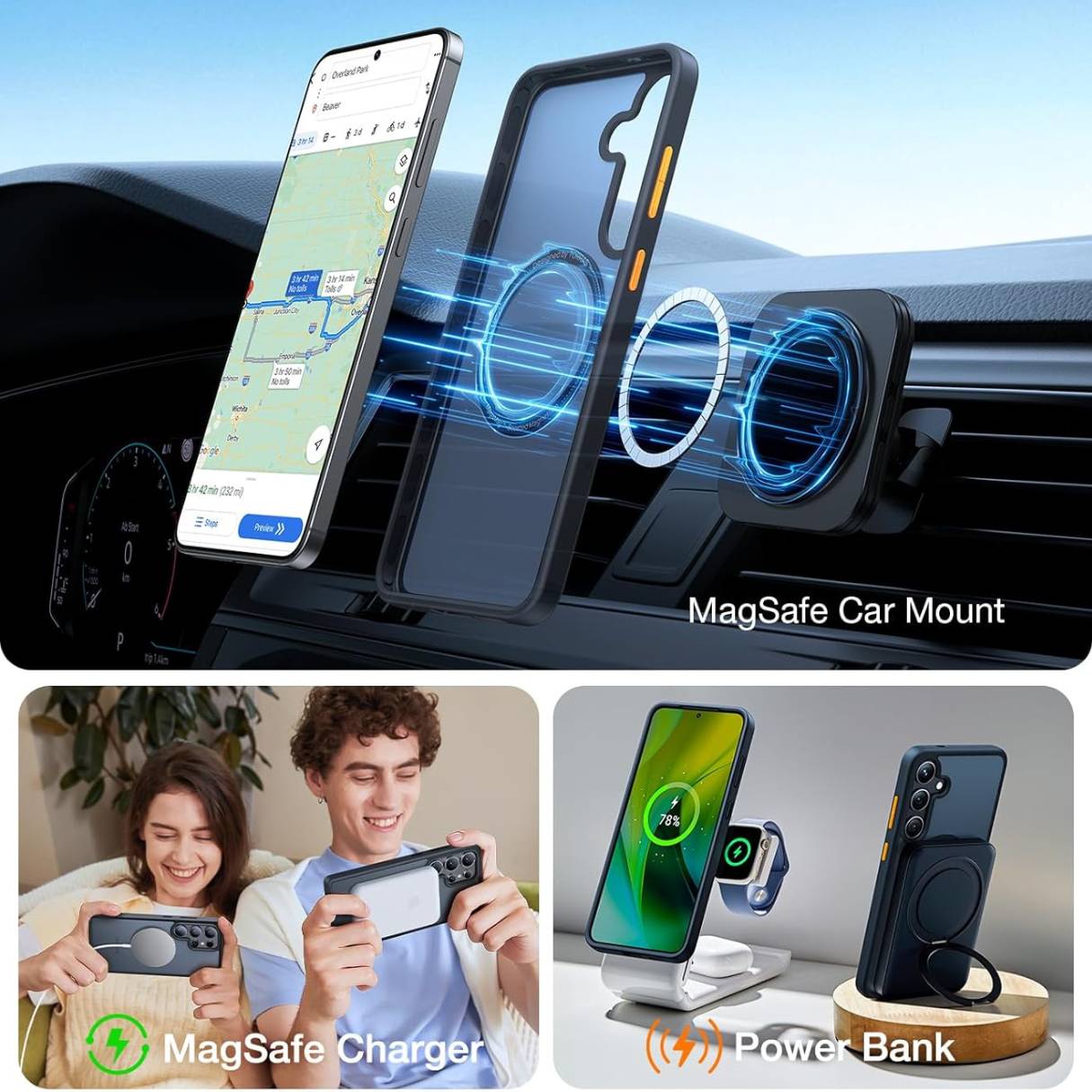 TORRAS Funda MagSafe para Samsung Galaxy S25