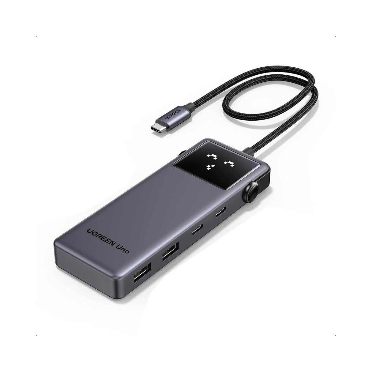 UGREEN Uno Hub tipo C 6 en 1 con puertos USB-C y USB-A de 10 Gbps 4K a 60 Hz HDMI para MacBook Pro/Air, iPad Pro, Surface, XPS, Thinkpad y más