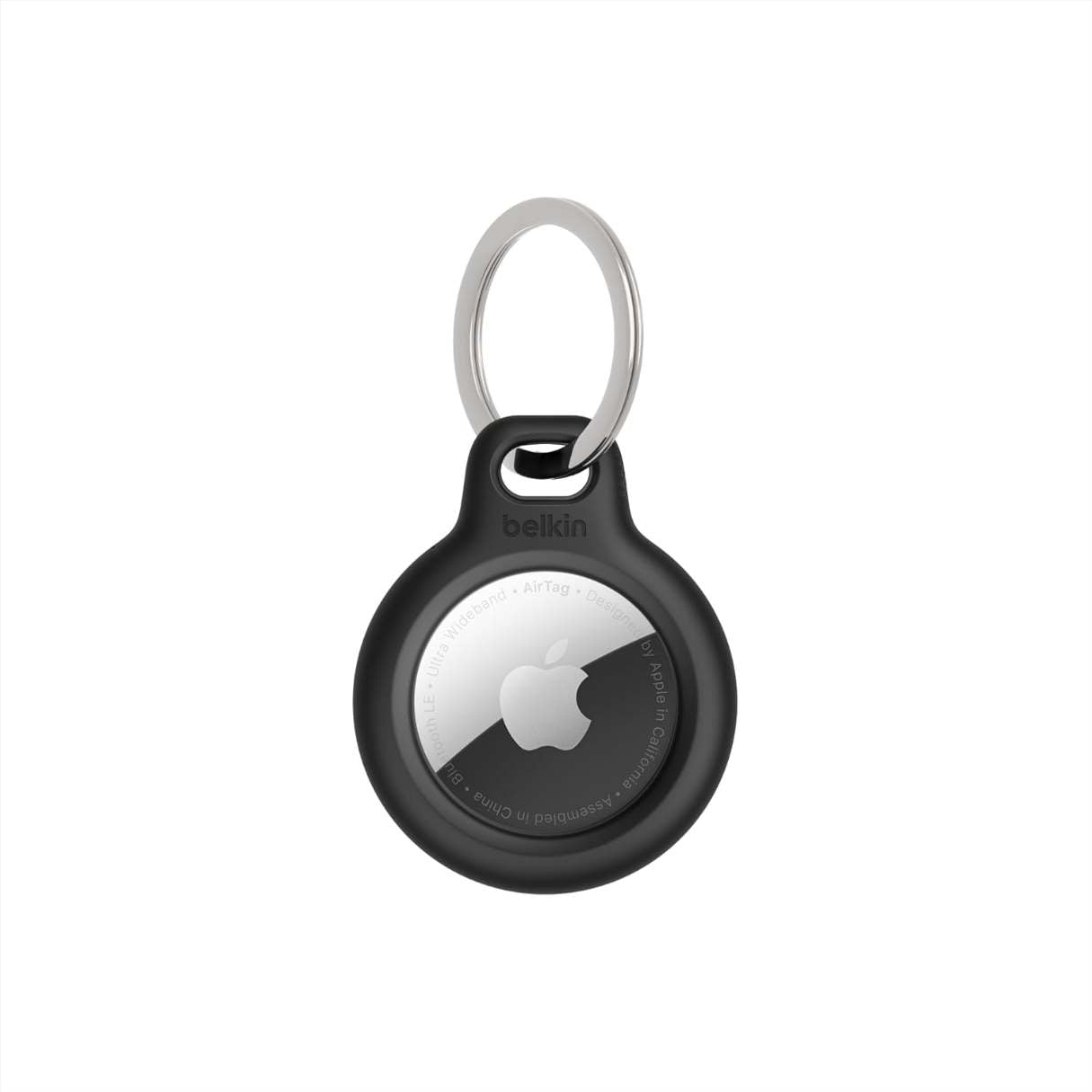 Belkin - Soporte seguro con llavero para Apple AirTag, duradera y resistente a los arañazos