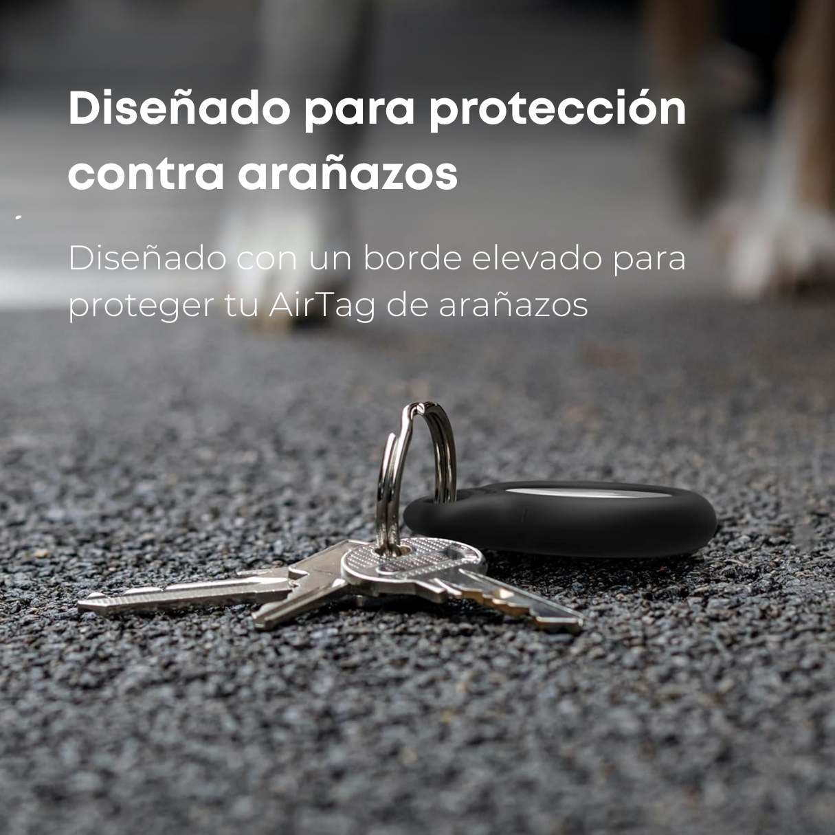 Belkin - Soporte seguro con llavero para Apple AirTag, duradera y resistente a los arañazos