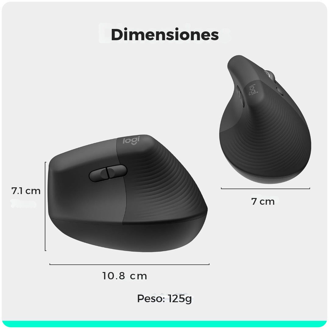 Logitech Mouse Ergonómico Vertical Lift