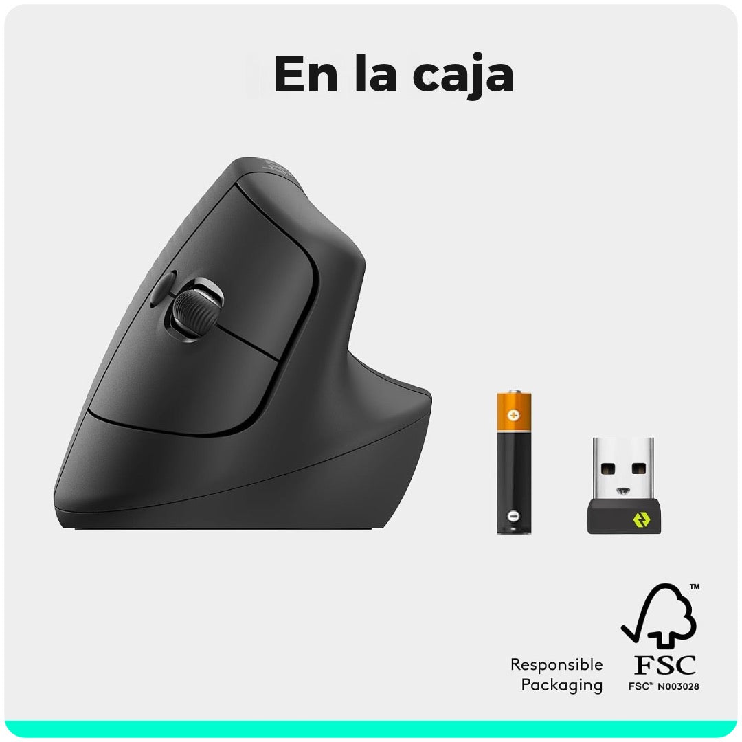 Logitech Mouse Ergonómico Vertical Lift