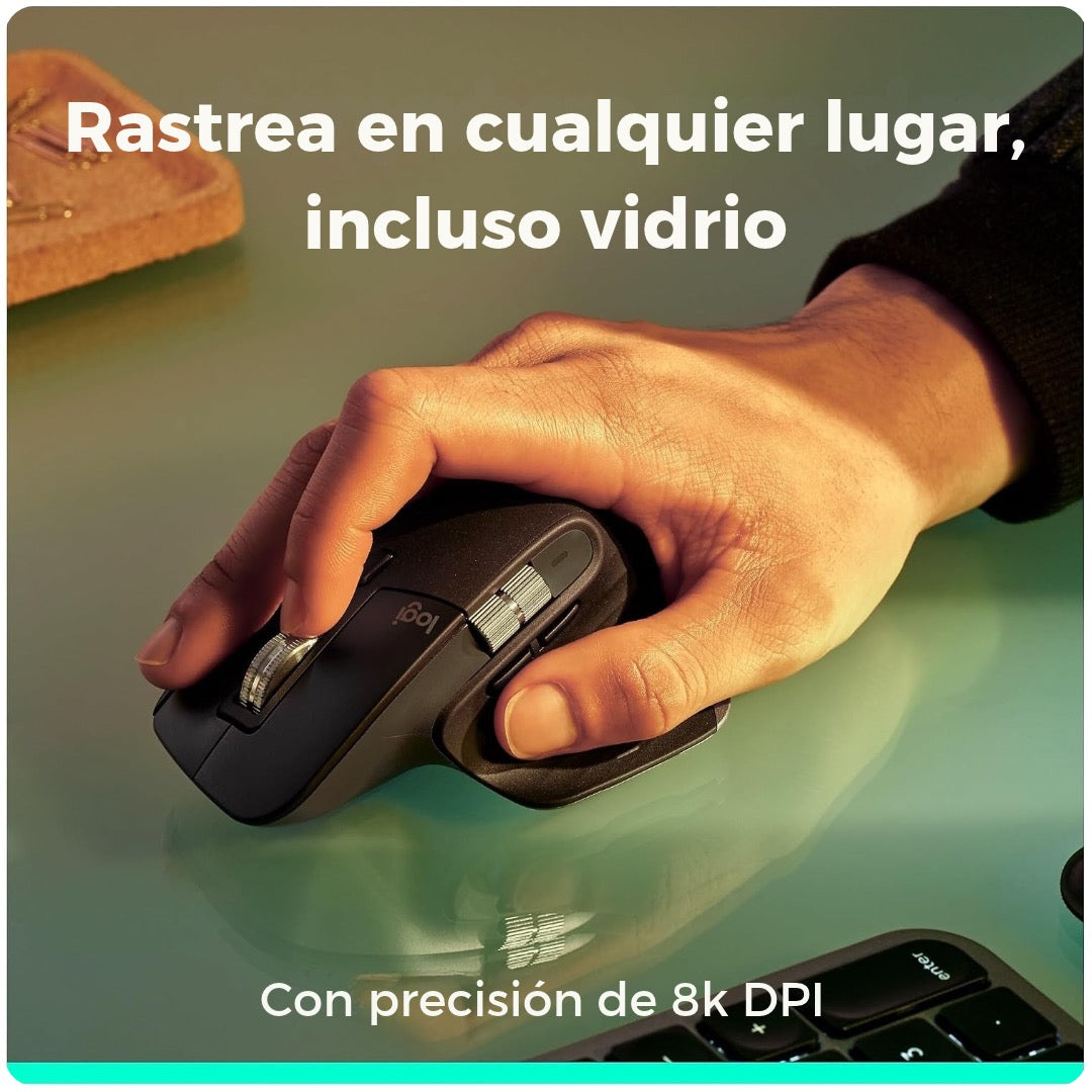 Logitech MX Master 3S Mouse inalámbrico 8K DPI