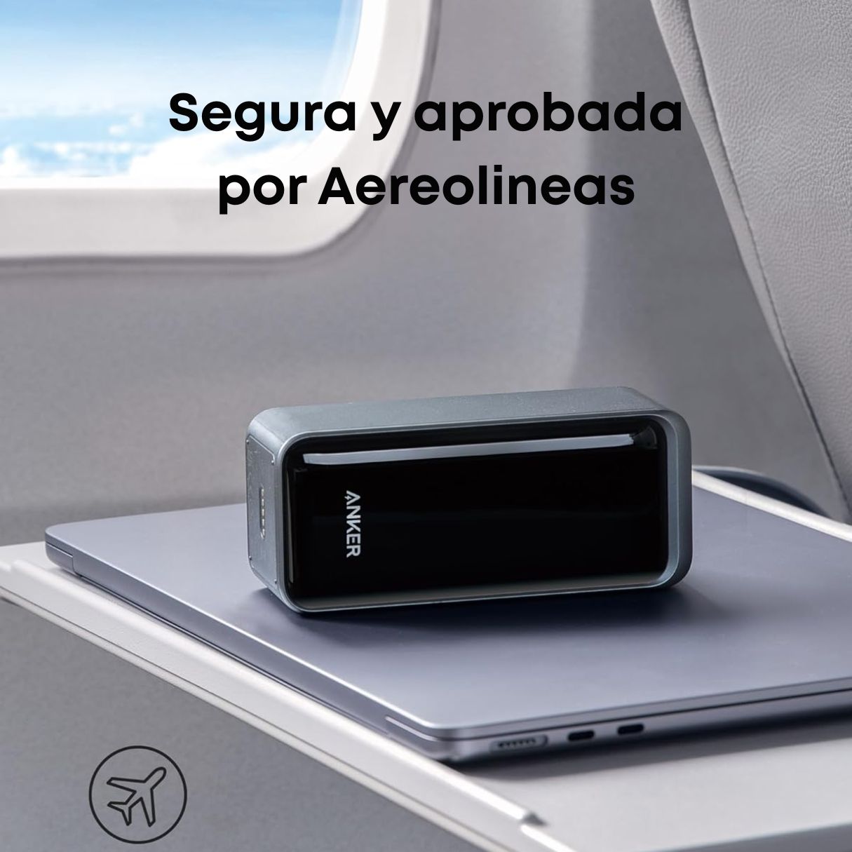 Anker Prime Power Bank de 20,000 mAh 200W pantalla inteligente, 2 puertos USB-C y 1 puerto USB-A para celulares, tablets, laptops y más