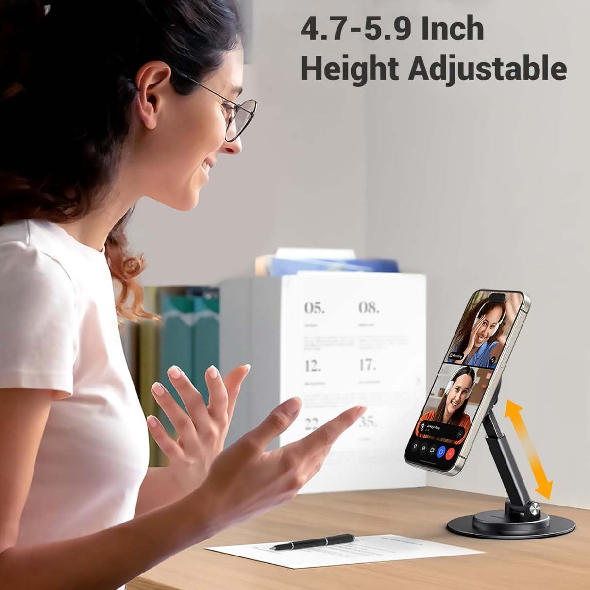 Ugreen Soporte MagSafe giratorio ajustable con rotación de 360° para iPhone 16/15/14/13/12 y funda MagSafe