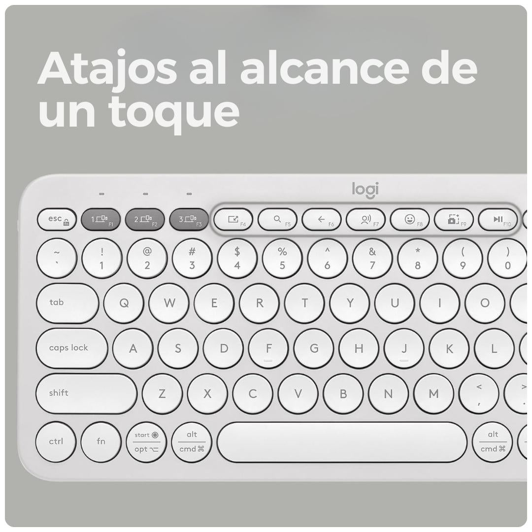 Logitech Teclado Bluetooth Plebbe Keys 2 K380s