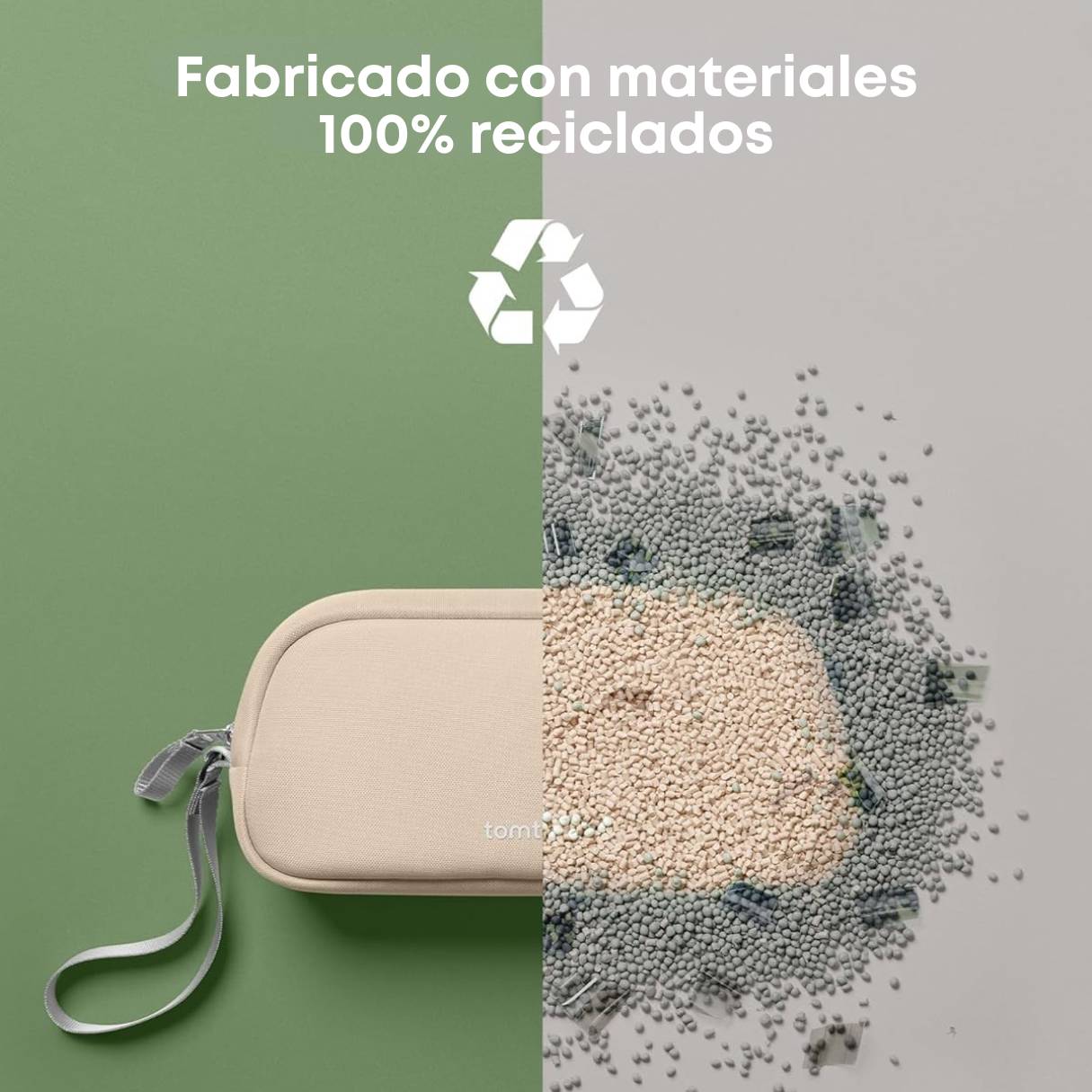 Tomtoc organizador de accesorios de viaje para cargadores y cables, para teléfono, Airpods, unidad USB y artículos diarios