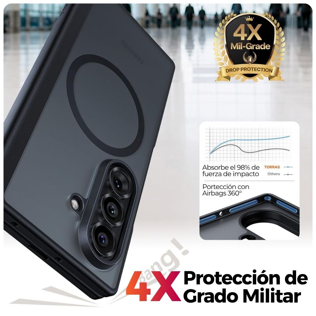 Torras Guardian-Mag estuche para Samsung Z Fold 8 Ultra