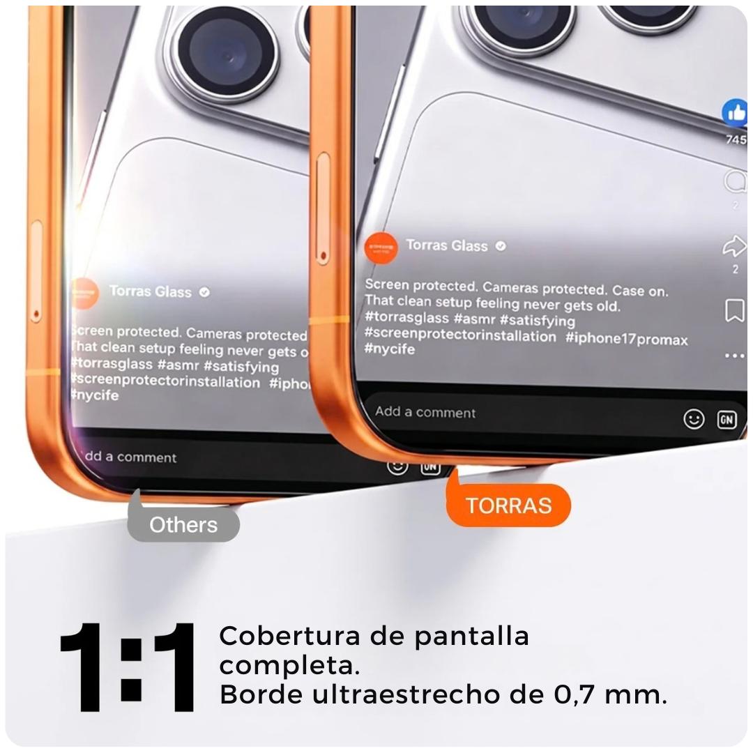 Torras SunView AR Mica de Vidrio para iPhone 18 pro
