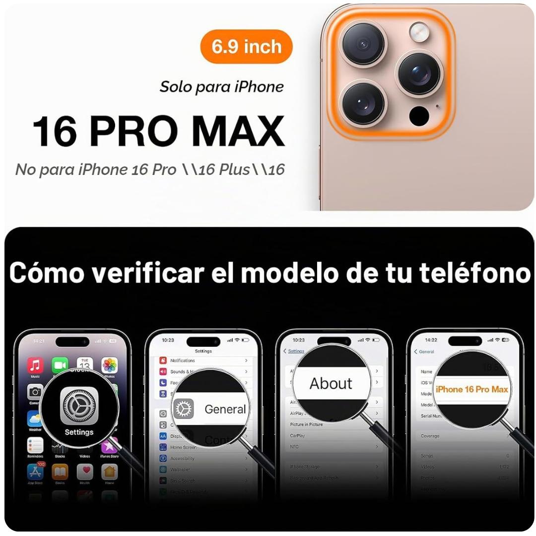 Torras Q1 Guardian para IPhone 16 Pro Max
