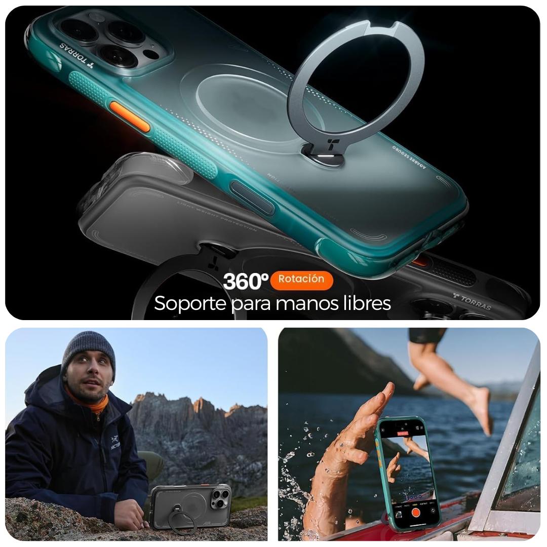 Torras Q3 Air estuche para iPhone 16 Pro Max