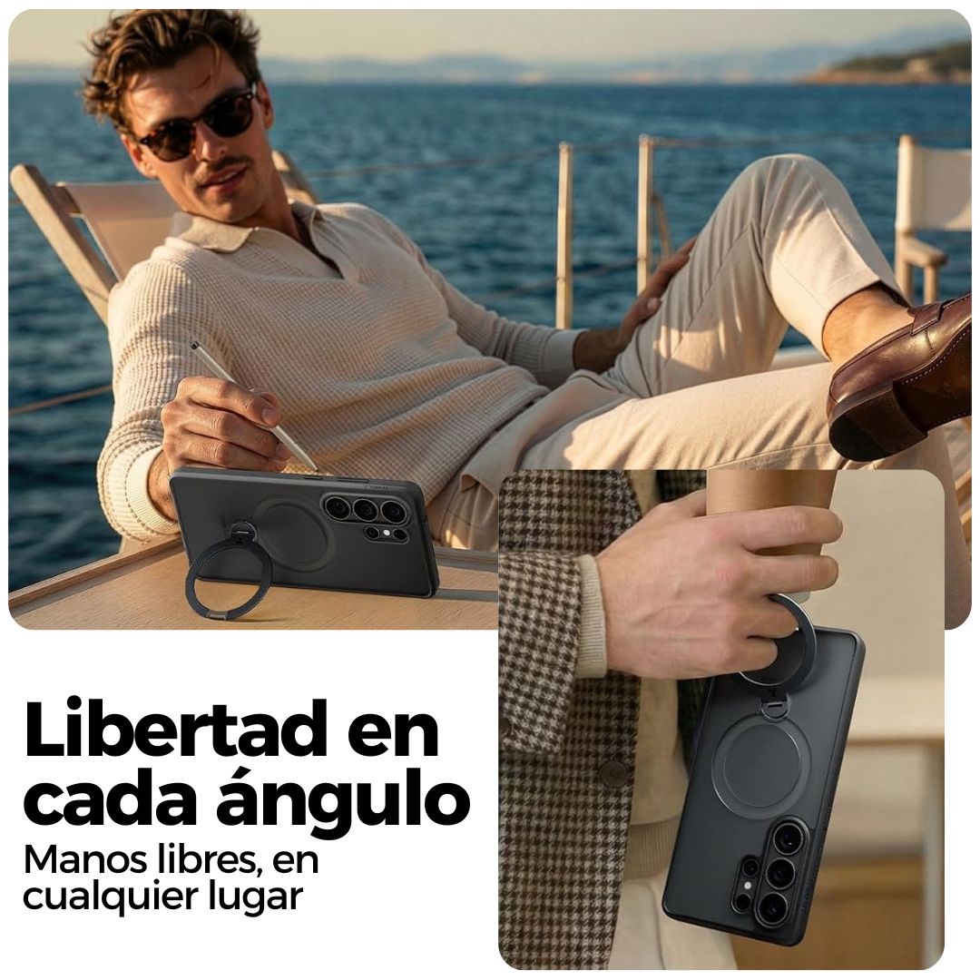 Torras Q3 Spin estuche negro para Samsung S26 Ultra