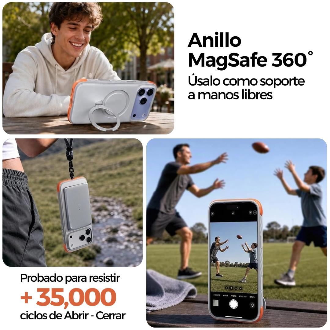 Torras Q3 Rugged Estuche para iPhone 18 Pro