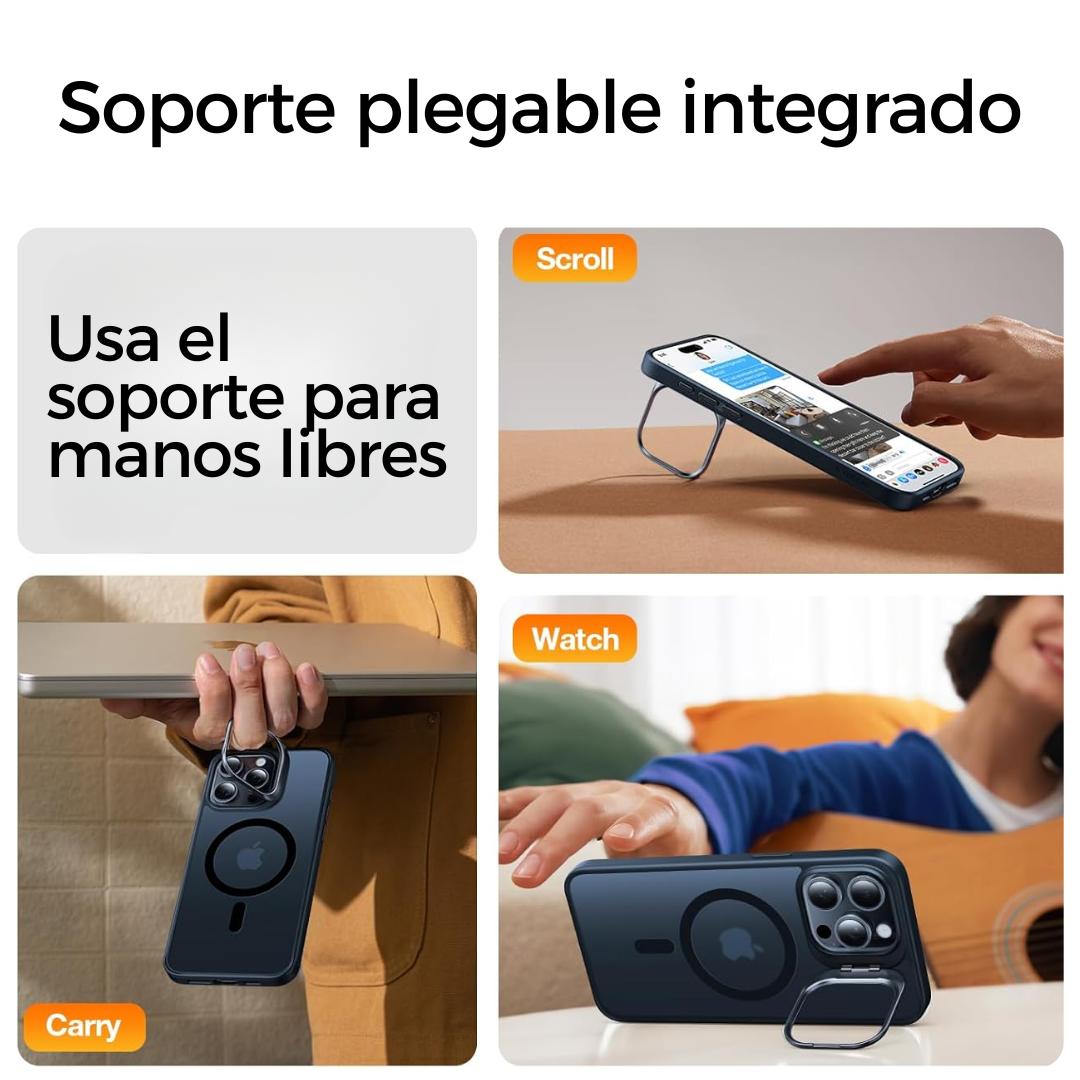 Torras estuche con MagSafe para iPhone 15 Pro Max con soporte